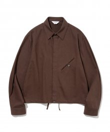 hyde short shirts jacket clay brown
