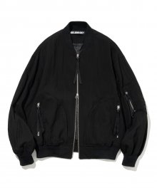 hyde bomber jacket black