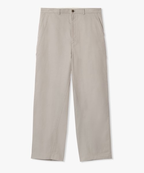 Двухцветные широкие джинсы low-cut - Light Grey