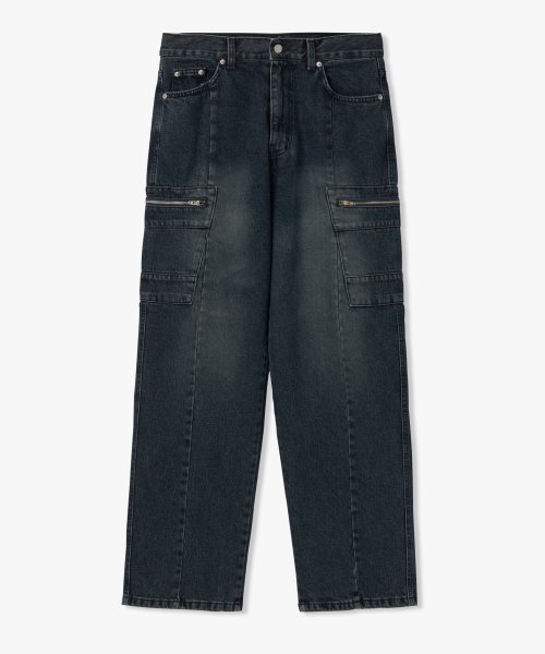 Свободные карго с разрезами - Vintage Denim