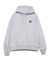 PHYPS® LEATHER LABEL HOODIE GRAY