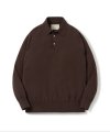 Comfort Polo Knit (Ice Cotton) (Dark Brown)