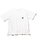 매스노운(MASSNOUN) [16수] 올드 런던 포켓 리얼 오버핏 반팔티 티셔츠 MSHTS003-WT
