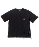 매스노운(MASSNOUN) [16수] 올드 런던 포켓 리얼 오버핏 반팔티 티셔츠 MSHTS003-BK