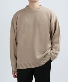 Daily 7G Over Knit (Beige)