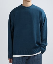 Daily 7G Over Knit (Bluish)