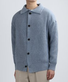 Viscose Cardigan Jacket (Sky)