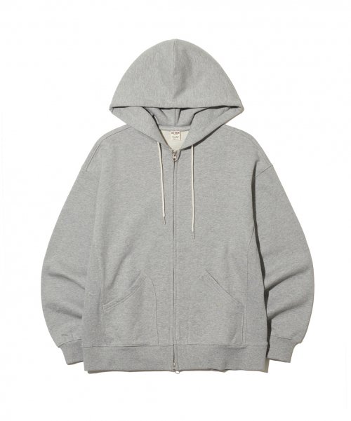89LINE ZIP UP HOODIE серый