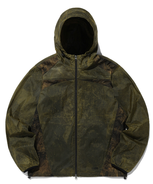 フリースジャケット [NICEGHOSTCLUB]SIDE LINE TRACK JACKET_KHAKI(NG2DSUB961A) 나이스고스트클럽(NICEGHOSTCLUB) SIDE LINE TRACK JACKET_KHAKI