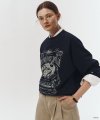 UNISEX_DISNEY MICKEY MOUSE_SWEATSHIRT_FRENCH NAVY_UDTS3A156N1