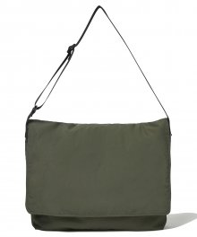 Nylon Messenger Bag Khaki