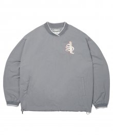 SL Logo Woven Pullover Grey