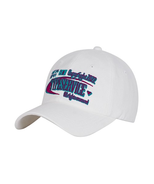 타입서비스(TYPESERVICE) Graphic Web Cap [Off White] - 사이즈