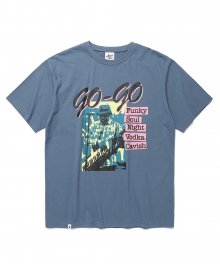 GO-GO SS TEE BLUE(CV2DMUT511A)