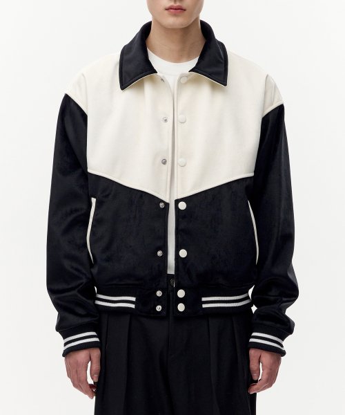 Velvet on sale varsity jacket