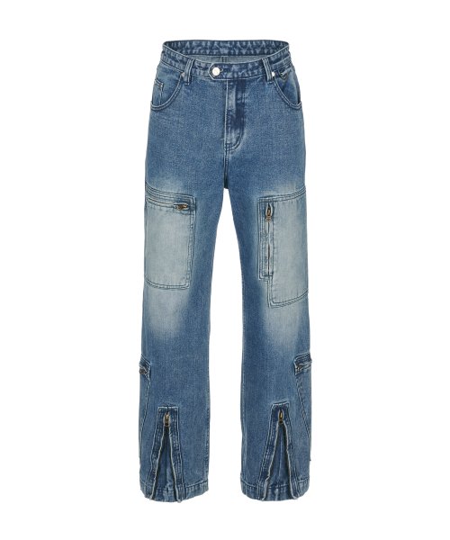 FLIGHT DENIM PANTS синий (VH2DSUD100A)