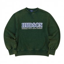 H-GRAPHIC SWEATSHIRTS ACID WASHED DARK GREEN_FP1KM30U