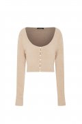 RABITA FUR CARDIGAN beige