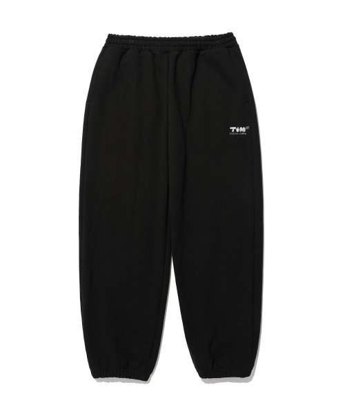 Sweatpants half discount black half white