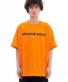 BASIC LOGO T-SHIRTS (ORANGE)