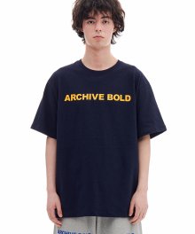 BASIC LOGO T-SHIRTS (NAVY)