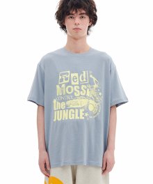 CONTROL THE JUNGLE T-SHIRTS (ASH BLUE)