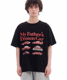 MY FATHER DREAM CAR T-SHRITS (BLACK)