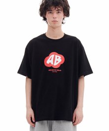 RED MOSS LOGO T-SHIRTS (BLACK)