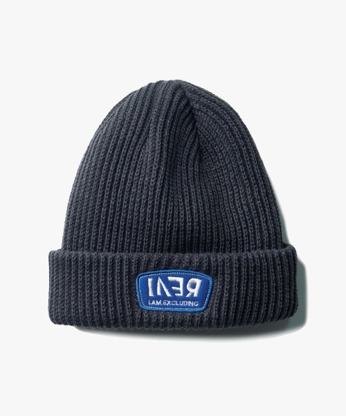 MUSINSA | IAER Wappen Logo Beanie - Charcoal