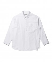 [sadsmile] oversized oxford shirt_CQSAM23311WHX