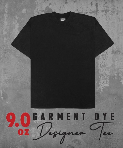 9.0 oz Garment Dye Designer T-Shirt