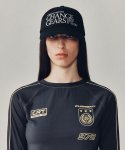 커렌트(CURRENT) GRAPHIC BASEBALL CAP [BLACK]