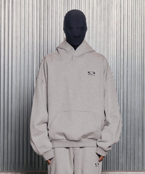 ESSENTIAL OVERSIZED HOODIE [MELANGE GREY]