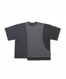 Mixed T-Shirt [CHARCOAL]
