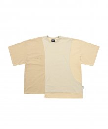 Mixed T-Shirt [BEIGE]