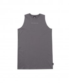 Under Layering Only Sleeveless T-Shirt [CHARCOAL]