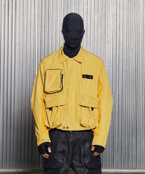 MULTI POCKET TRUCKER JACKET [YELLOW]