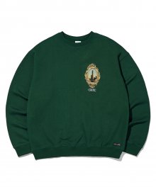 Skyscraper Badge Sweatshirt Green