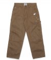 PATCH WORK COTTON PANTS_STAR BROWN