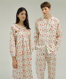 (couple) Wild Flower Pajama Set + One-piece