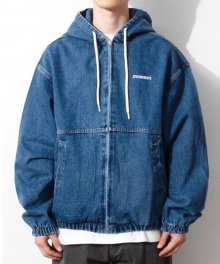 LS Denim Hood Jacket (Blue)