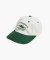 아웃스탠딩 VINTAGE COTTON BALL CAP (HAPPY FISHERMAN)_IVORY/GREEN