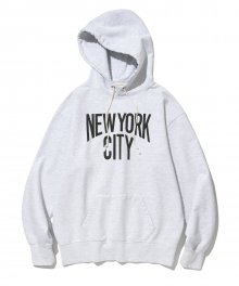 ny city hoodie washed 1% melange