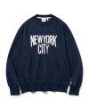ny city sweatshirts washed navy