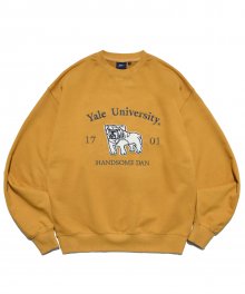 UGLY UNIVERSITY DAN CREWNECK MUSTARD