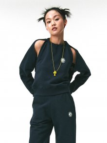 SWEAT BOLERO NAVY