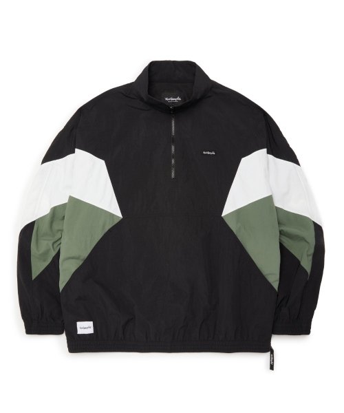 [MARK GONZALES] ★ 韓国人気★ OVERSIZED RETRO NYLON ANORAK What it isNt）ART BY MARKGONZALES ナイロンジャケット