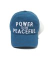 Power to The Peaceful Pannel Cap Blue