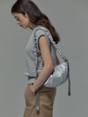 조셉앤스테이시(JOSEPH&STACEY) Daily Shirring Bag S Sleek Silver