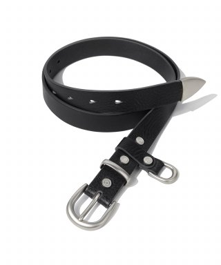비바스튜디오(VIVASTUDIO) STUD LEATHER BELT (VERA PELLE) [BLACK]